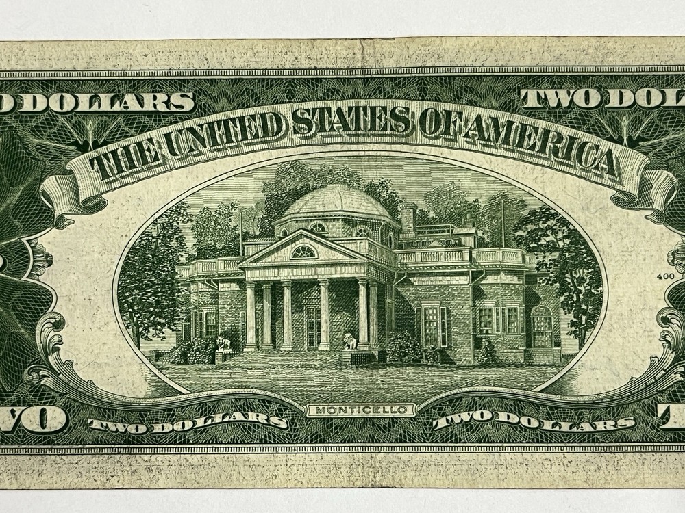 1953 RED Seal $2 United States Note