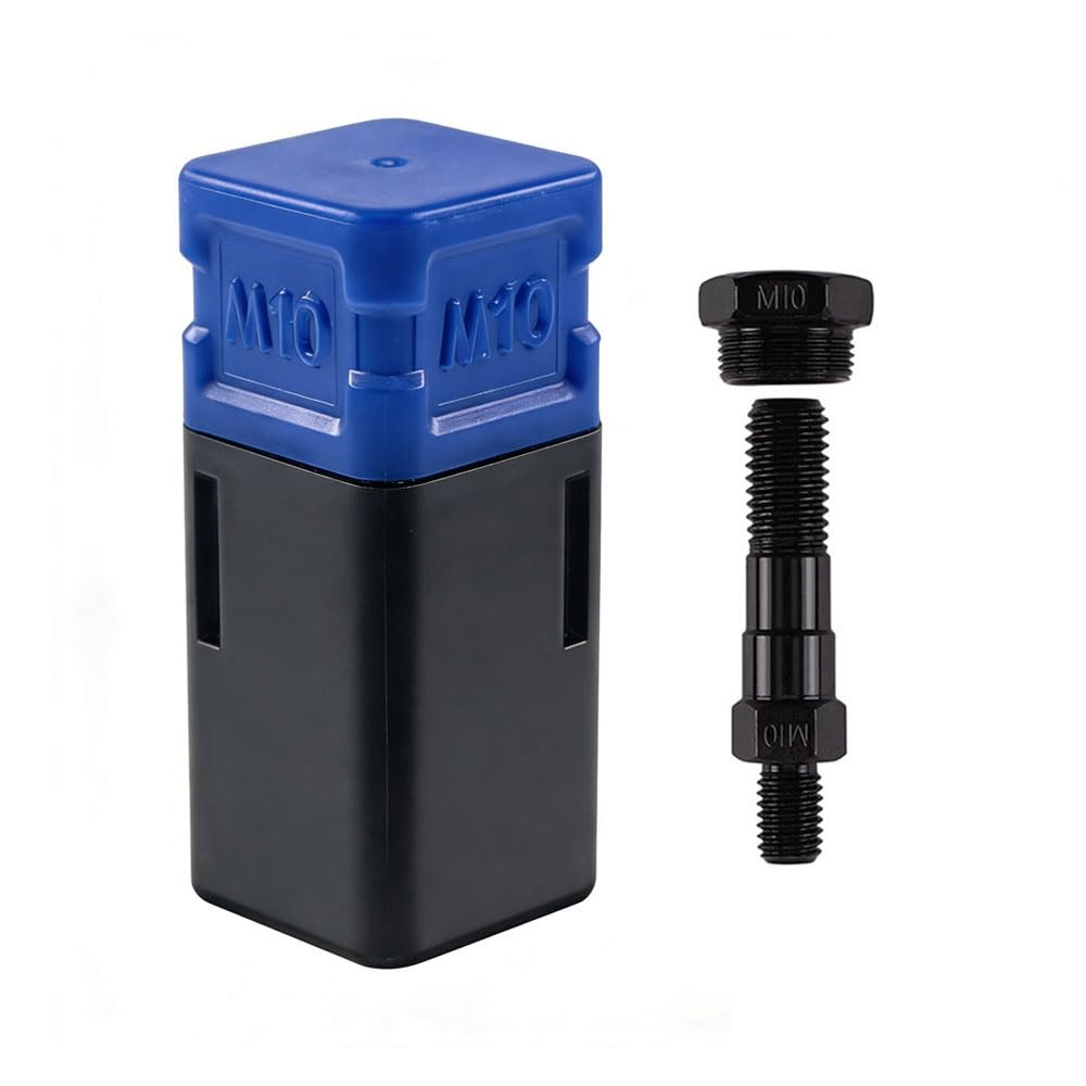 ZIOJOVK M10 Rivet Nut Tool Tip, Replacement Mandrel x 40mm, Blue