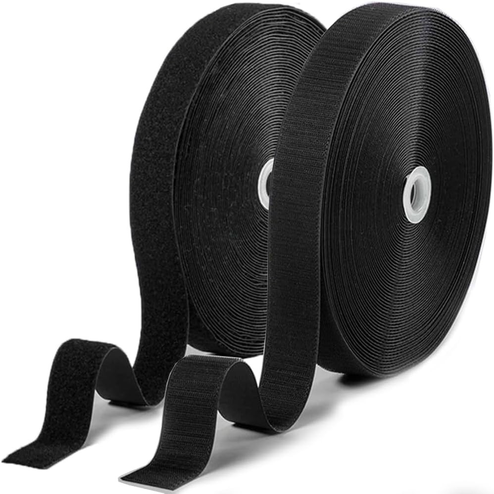 82ft x 1in Hook and Loop Tape Roll - Self Adhesive