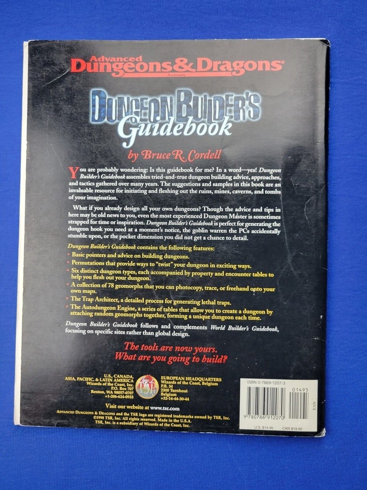 Dungeon Builder's Guidebook - AD&D 9556