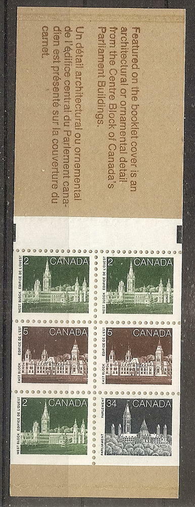 Canada #BK88b MNH Booklet [947a Clock]