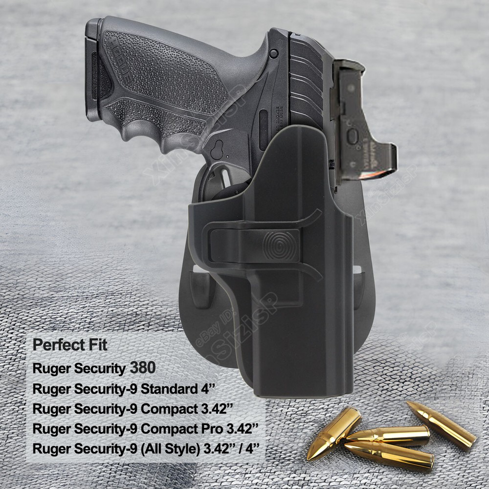 Security 380 Holster OWB For Security 9 Standard Pro Compact 9mm Security-380