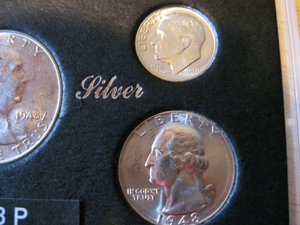 1948 P US Mint Set Silver Brilliant Uncirculated!