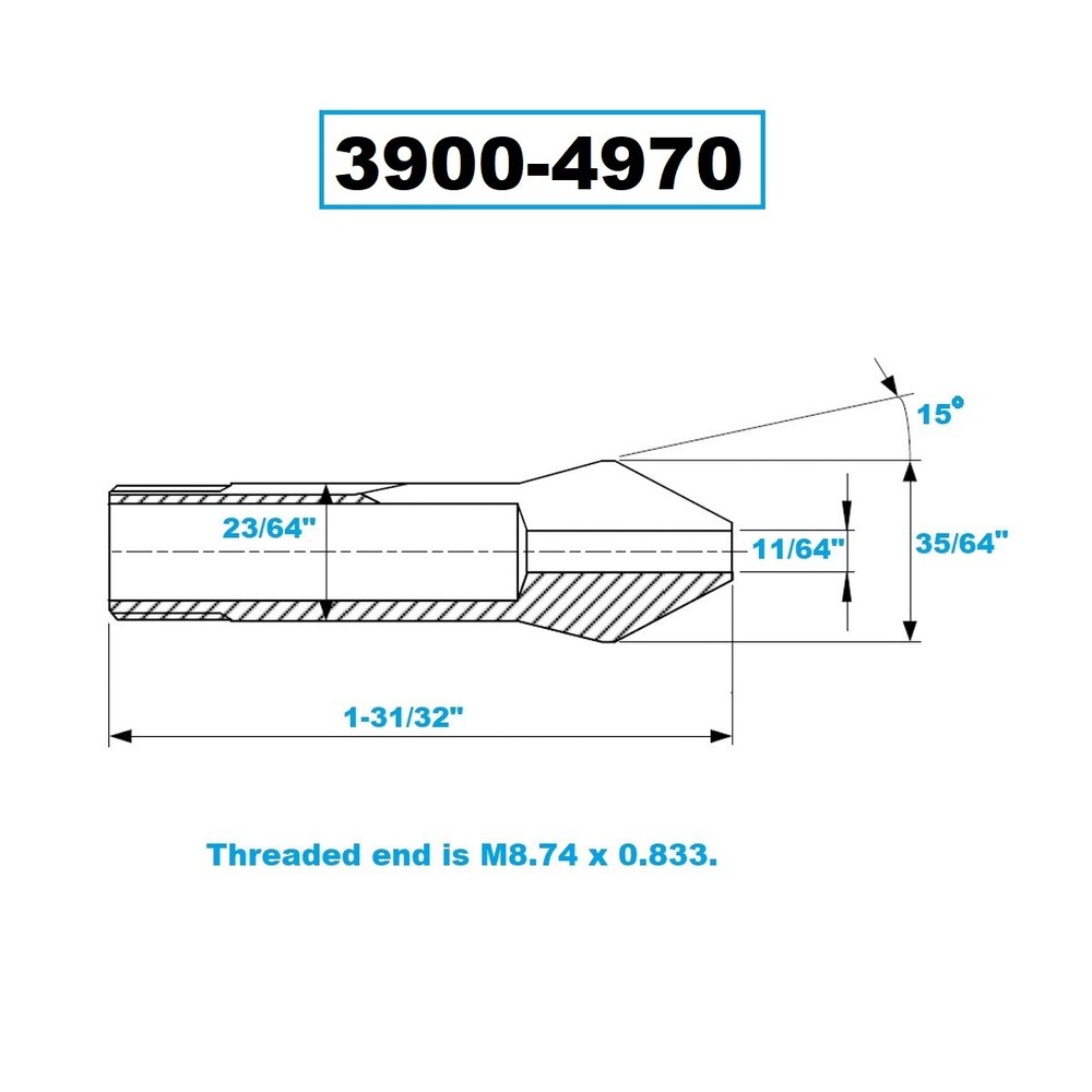 11/64" W10 COLLET (3900-4970)
