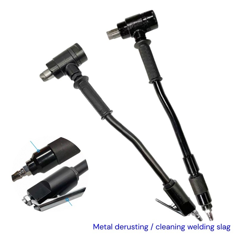 Handheld Pneumatic Descaling Hammer Air Percussion Driven Hammers Rust Remover