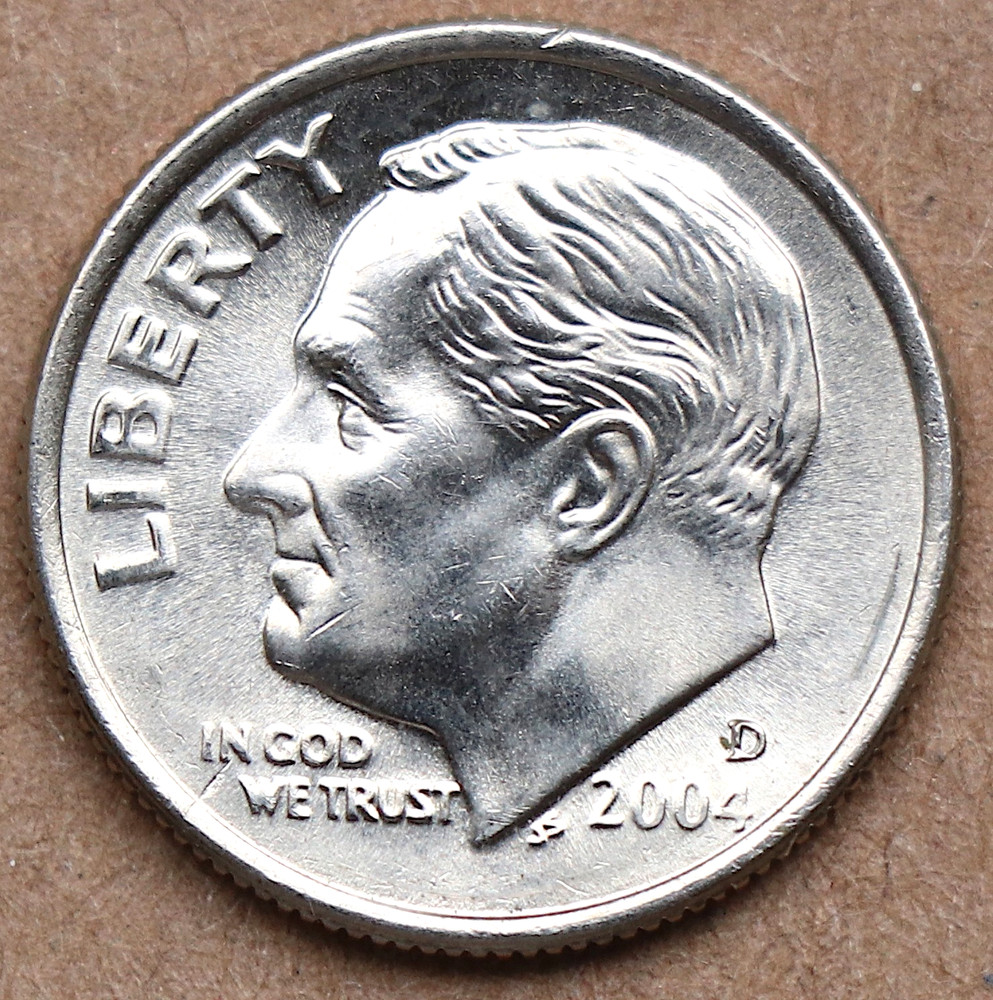 2004 D Roosevelt Dime BU