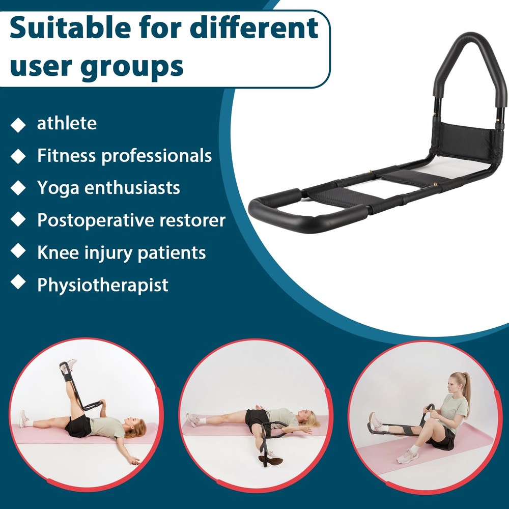 Hamstring Stretcher, Knee Extension Device, Adjustable Lower Back Stretcher, ...