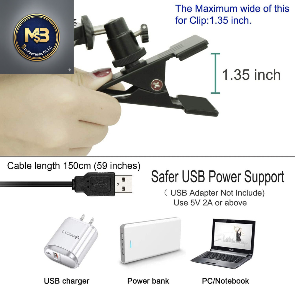 Dimmable Ring Light Video Conference Kit for Creators and Makeup (Black)