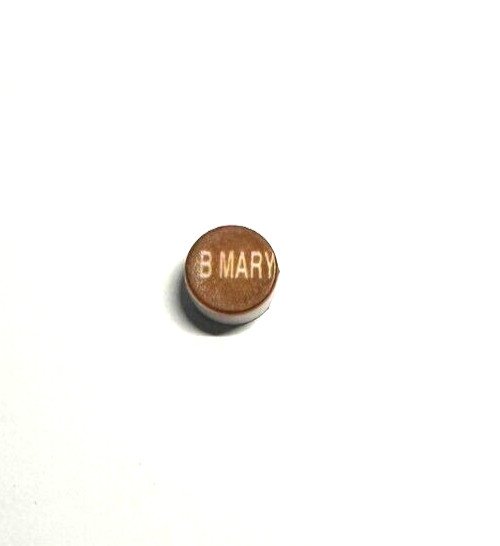 Bar Gun Soda Gun Push Button Flavor Tab Replacement Cap, "B MARY"