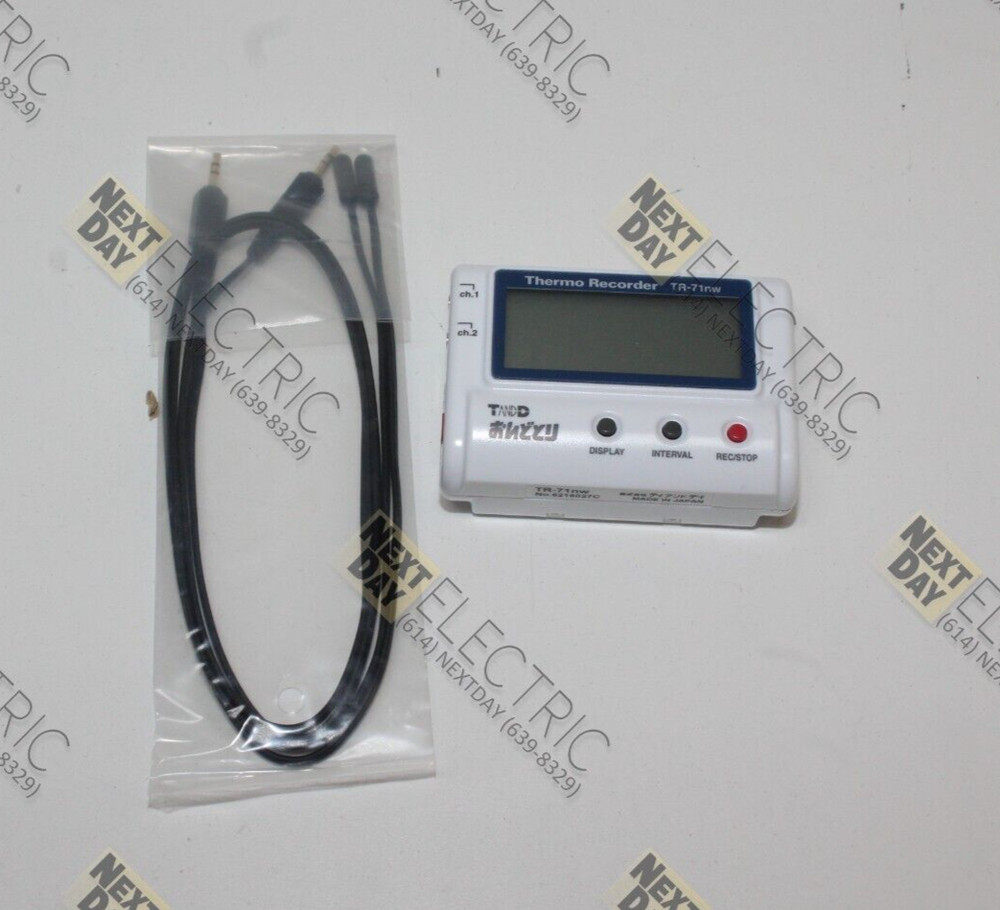 T and D, TR-71NW, Thermo Recorder Thermometer Temperature Internet 2ch Data