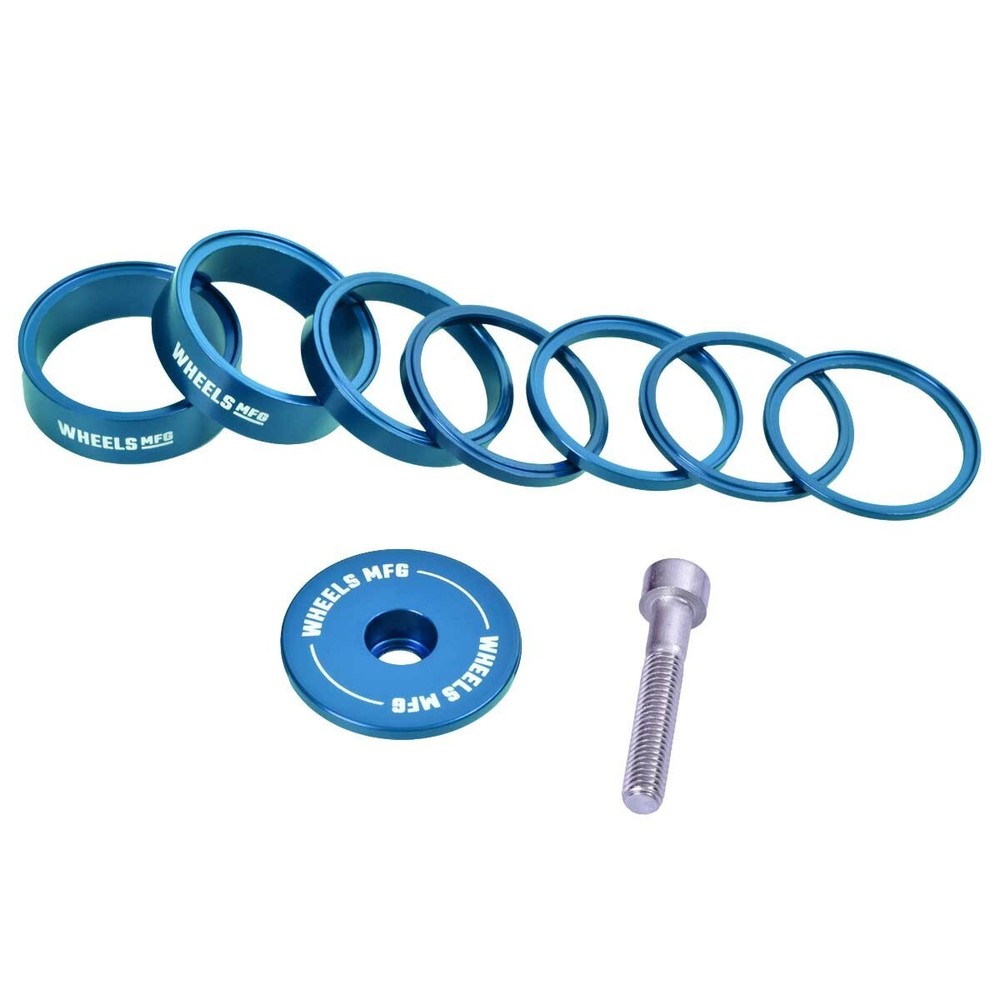 Wheels MFG StackRight Essential Headset Spacer Kit - Colour Teal
