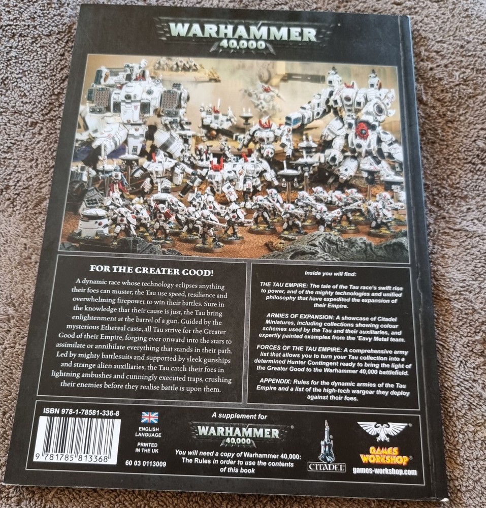 Warhammer 40k Codex Tau Empire Softcover