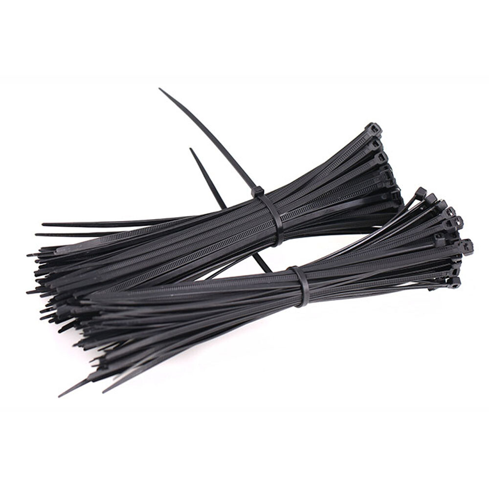 Nylon Plastic Cable Ties Zip Self-Locking Wraps Tie Various sizes White/Black