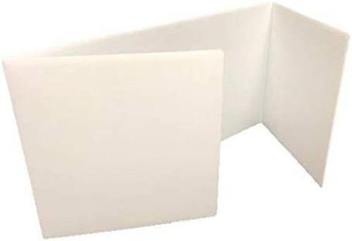 12”x 46.5” Blue Plastic Study Carrel Privacy Boards Premium Corrugated Plastic