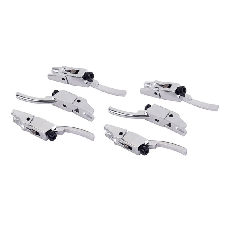 6Pcs Double Locking System Tremolo Bridge Saddles for Precise String Tuning