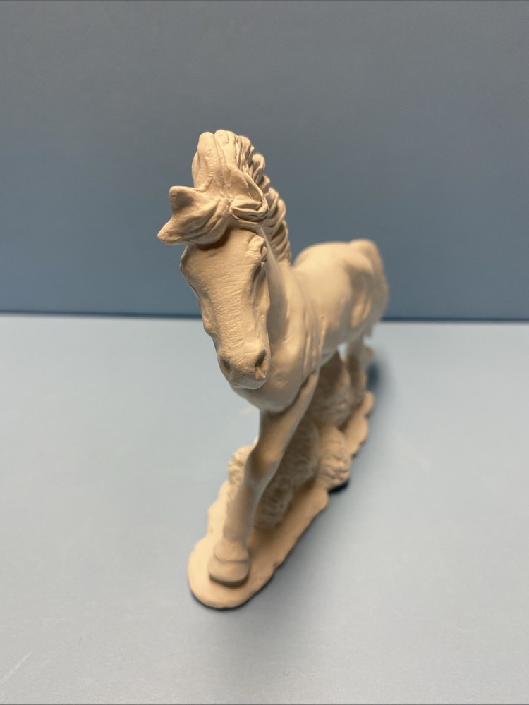 Ceramic Bisque Mustang Horse Ready To Paint
