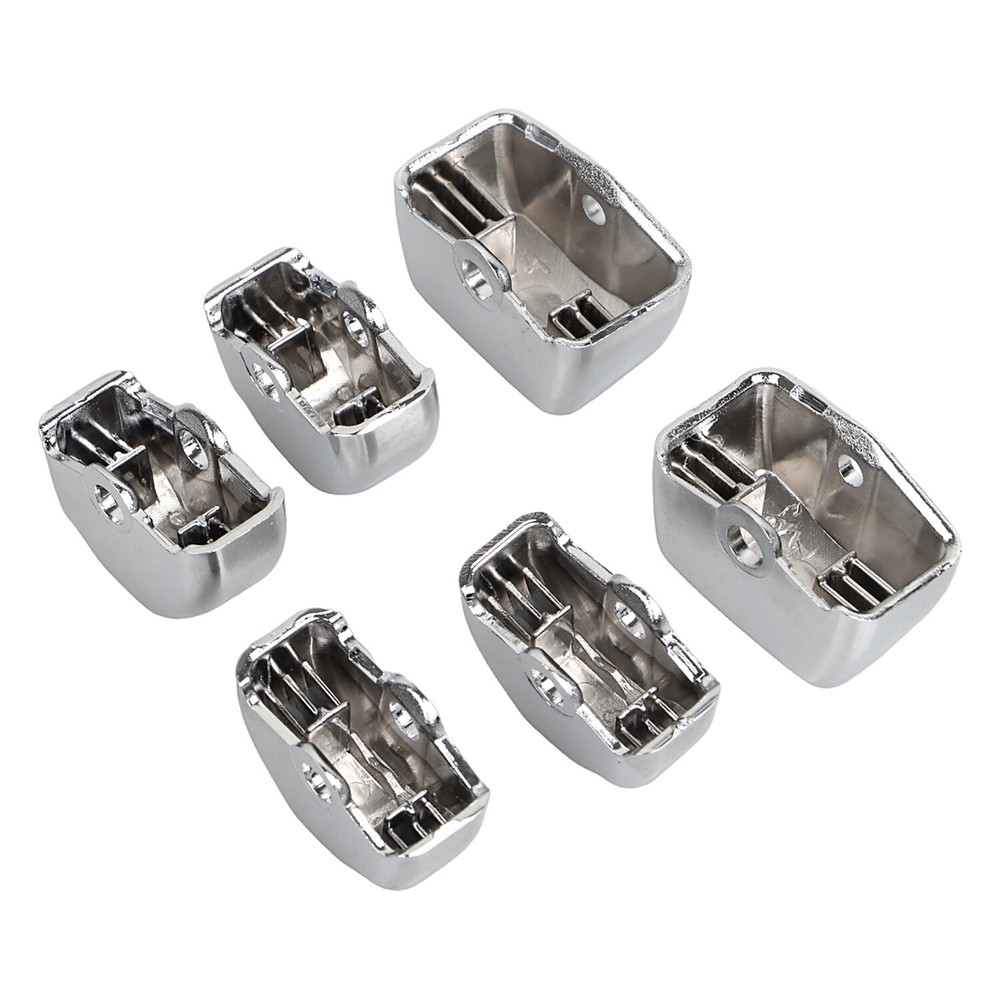 Chrome Hand Control Switch Housing Button Cap For Harley Sportster 883 Softail