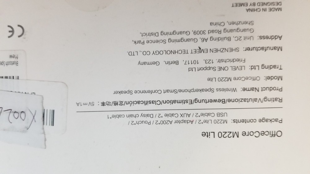 EMeet OfficeCore M220 Lite- Professional Bluetooth Speakerphone (2 PACK)