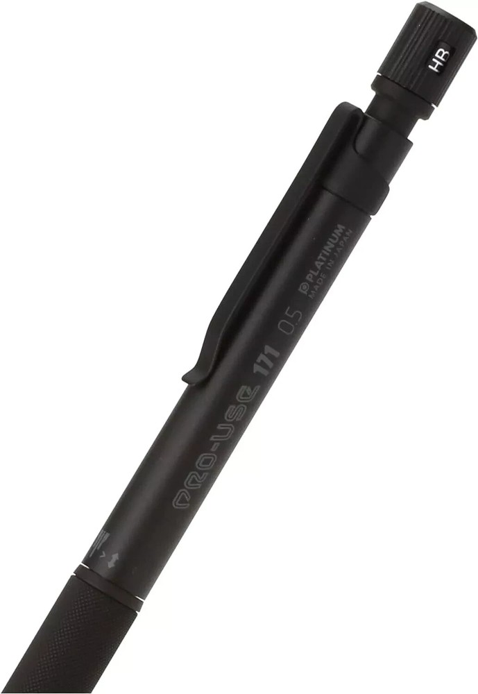 Platinum MSDA-2500B Drafting Sharp Professional Use 171 0.5mm Matte Black