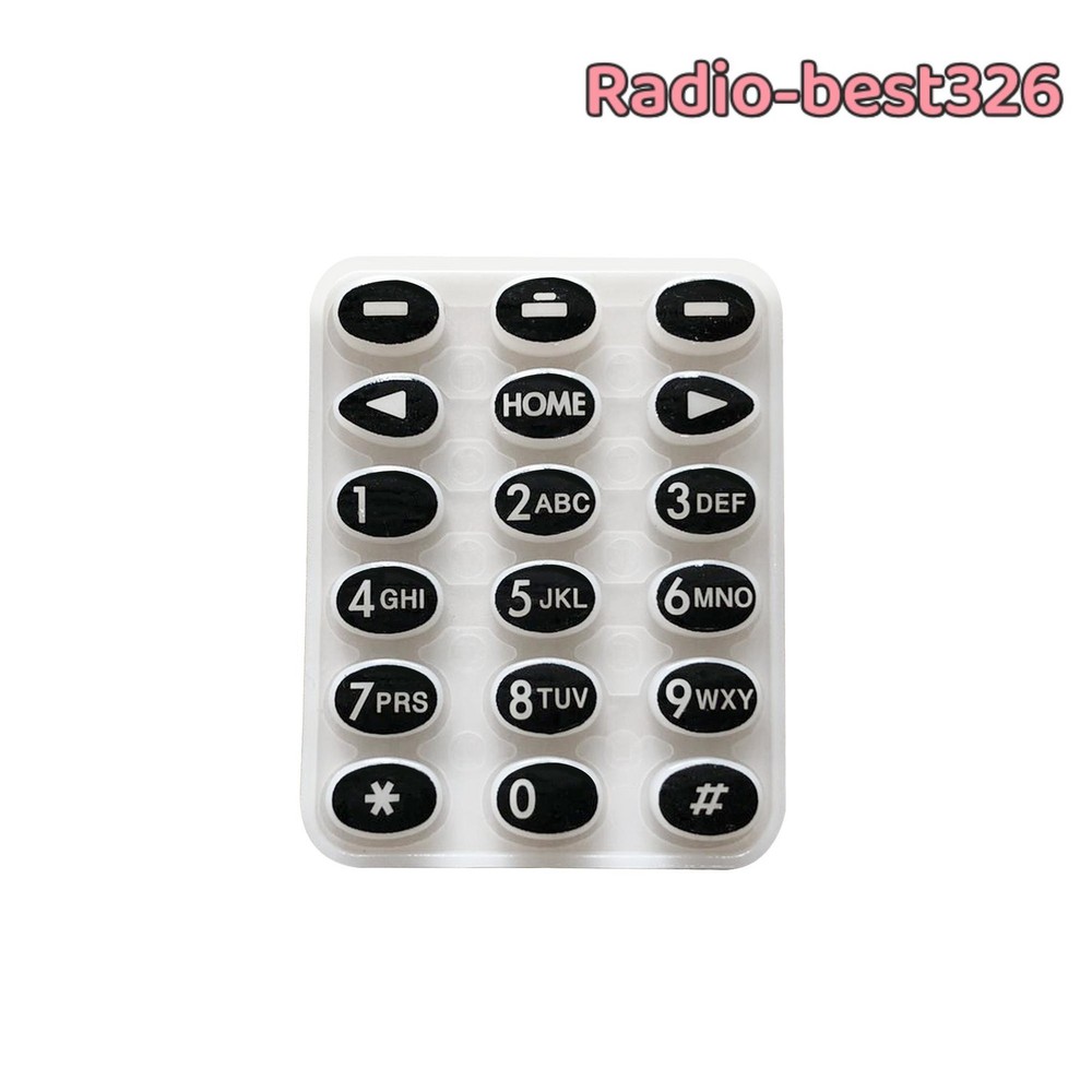Plastic Rubber Full Keypad Replacement Kit For XTS3000 Portable Two Way Radio