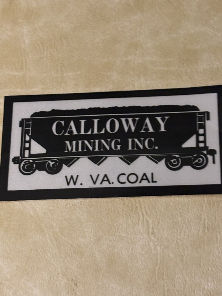 COAL MINING STICKERS Nice Older Coal Company