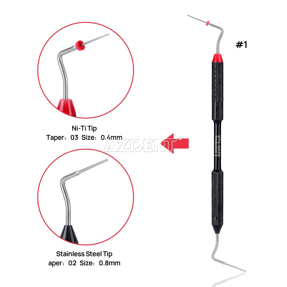 Dental Gutta Percha Pen Heated Tips Pluggers Needles For Obturation Endo System