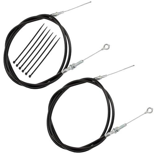 2pcs-Universal Throttle Cable 63" Long Inner Wire 71" inch Long Replacement