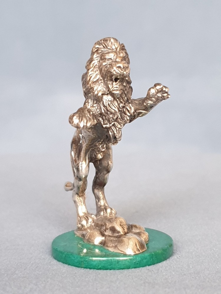 Lion. Sterling silver 925. Height 1,3/4" ( 45 мм).