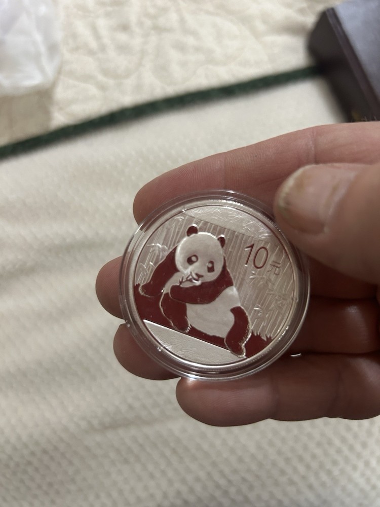 2015 Chinese Panda Silver Coin 1 oz Protective Capsule