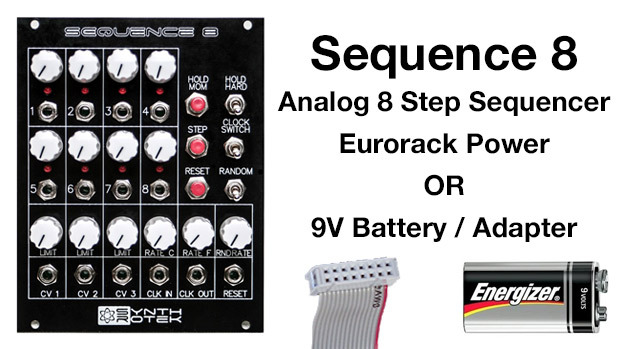 Synthrotek "Sequence 8" 9V DIY Kit Step Sequencer