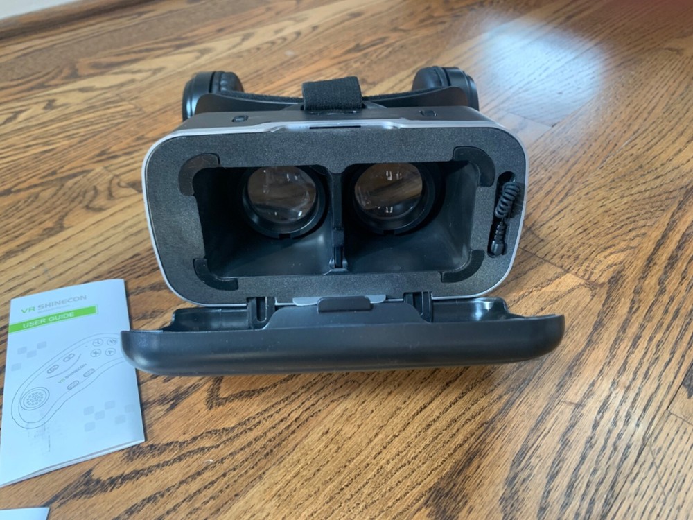 Pansonite VR Headset 3D Glasses Virtual Reality w/ Remote Controller