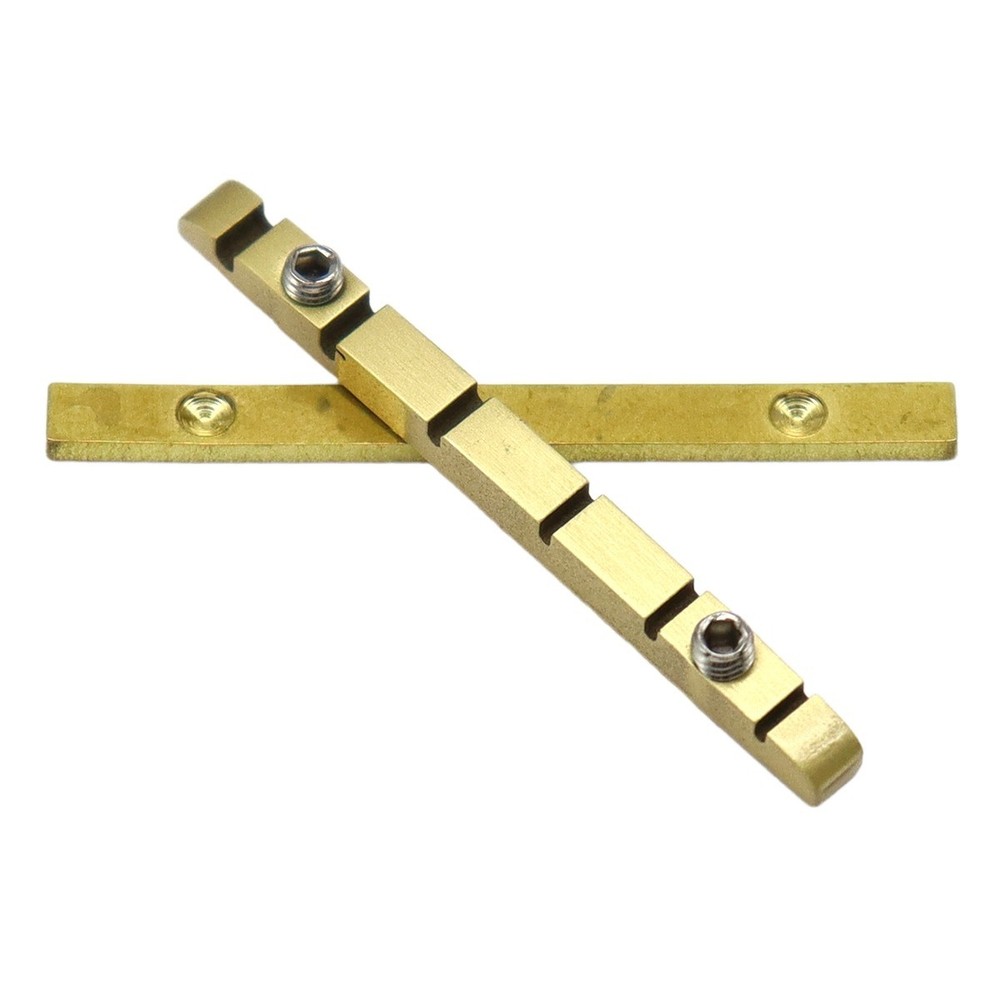 6 String 42mm Electric Guitar Nut Split Regulation Adjustable Height Brass Nut