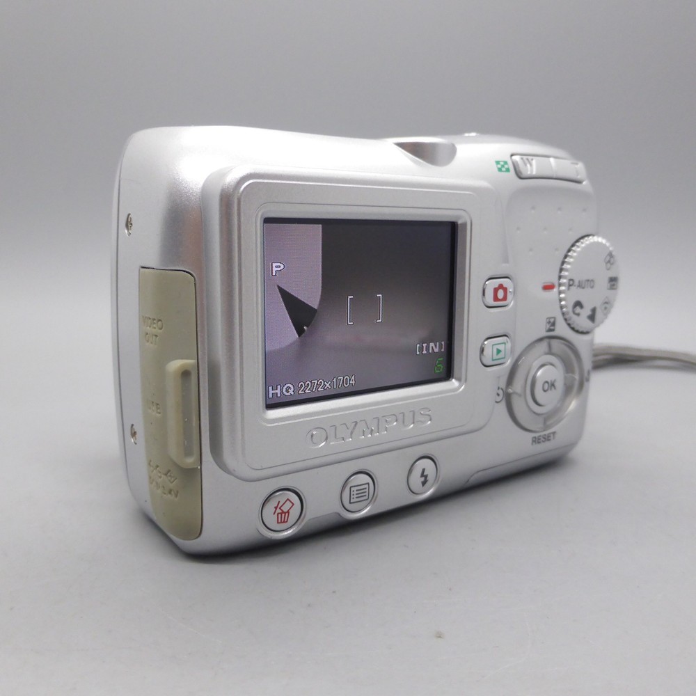 Olympus X-710 5.0MP Compact Digital Camera Silver Tested