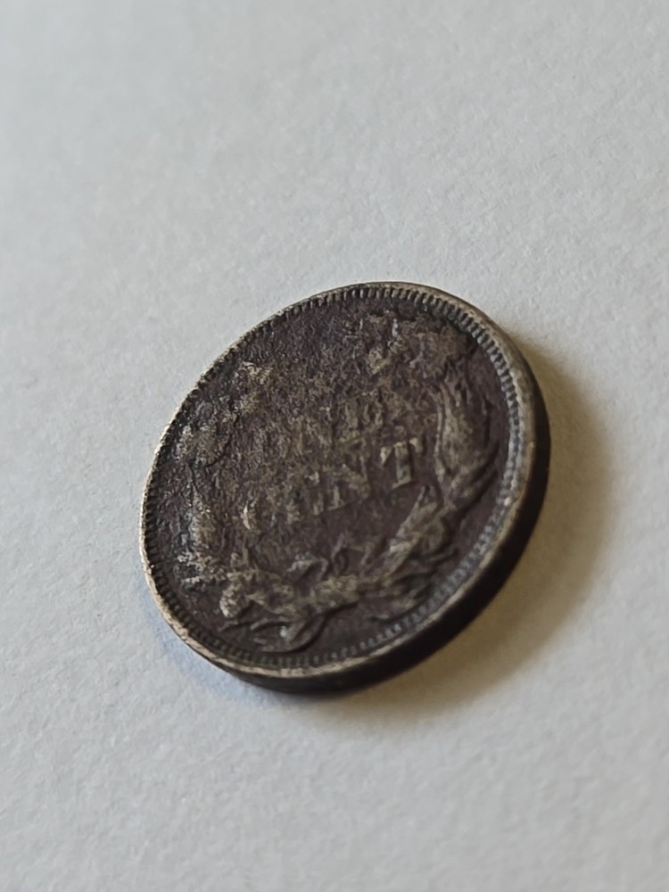 1858 Flying Eagle Cent- Large Letters, VG Details #1156