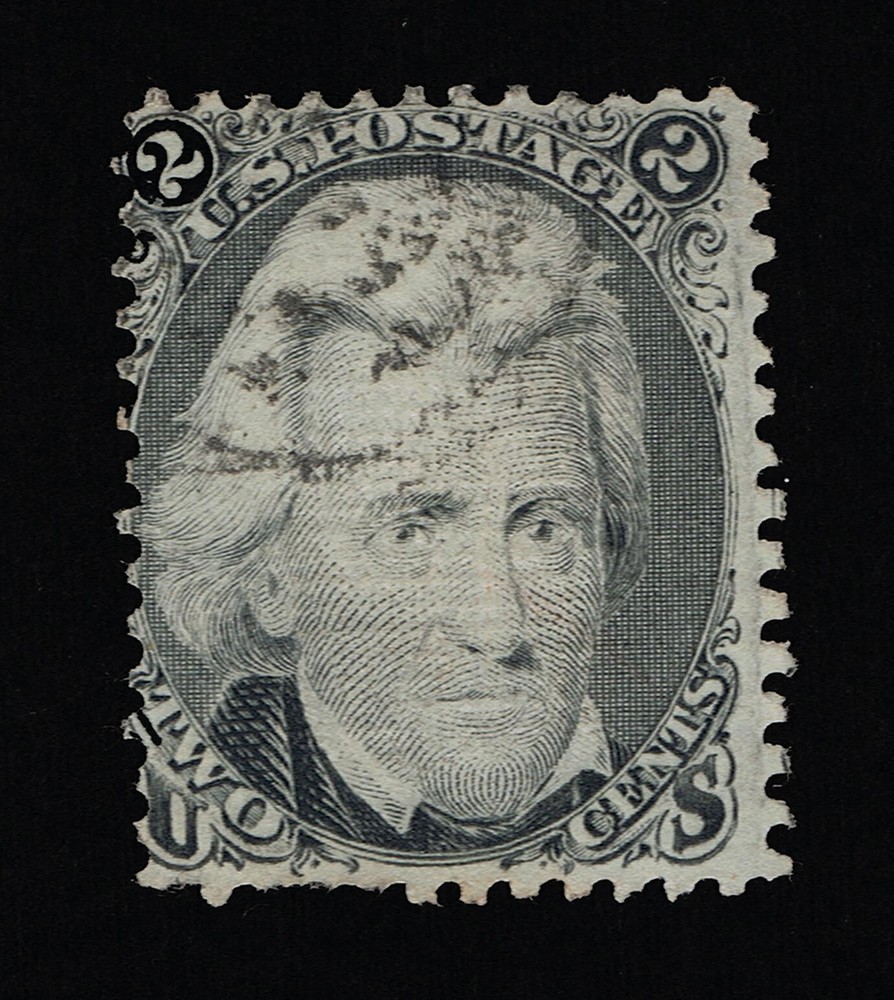 AFFORDABLE GENUINE SCOTT #87 USED 1868 PSE CERT WELL-DEFINED E-GRILL TARGET CXL