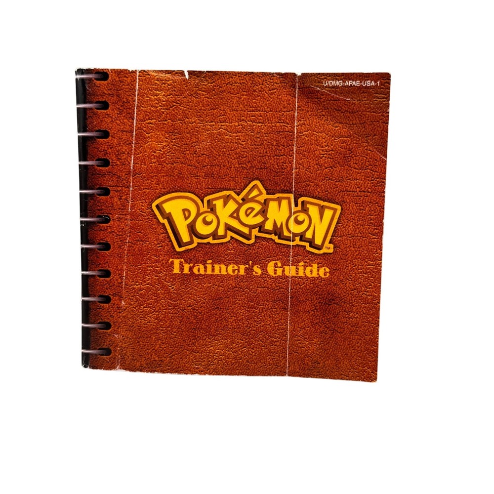 Pokemon Red Manual for Nintendo Gameboy