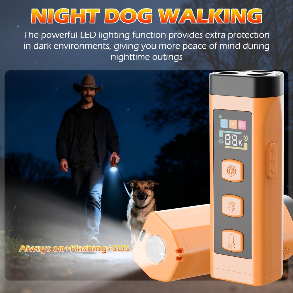 Effective Long-Lasting High-Power Strobe-Equipped Pet Anti-Barking Training Tool