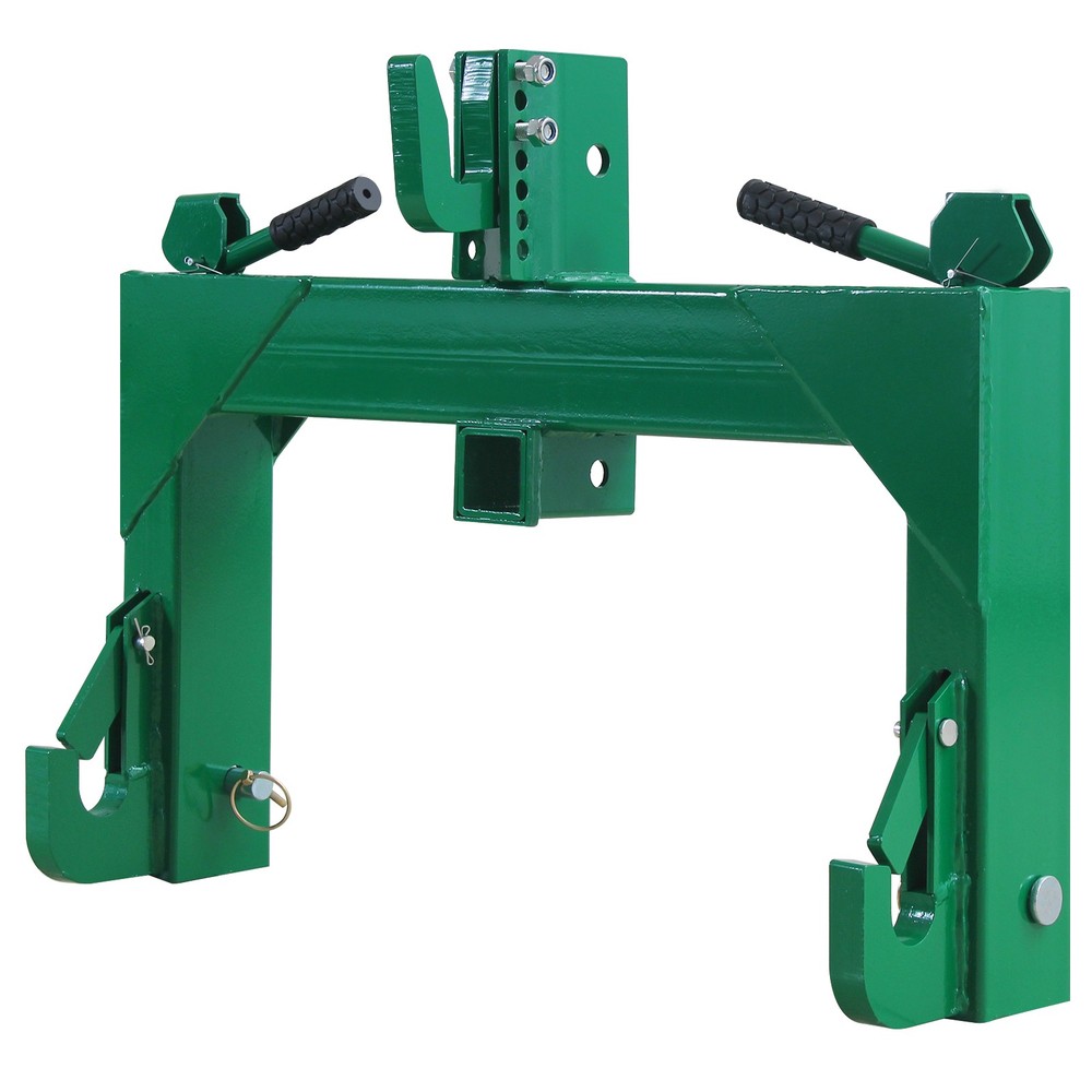 3 Point Quick Hitch Adapter for Category 1 & 2 w/ Adjustable Bolt Tractor 3000lb