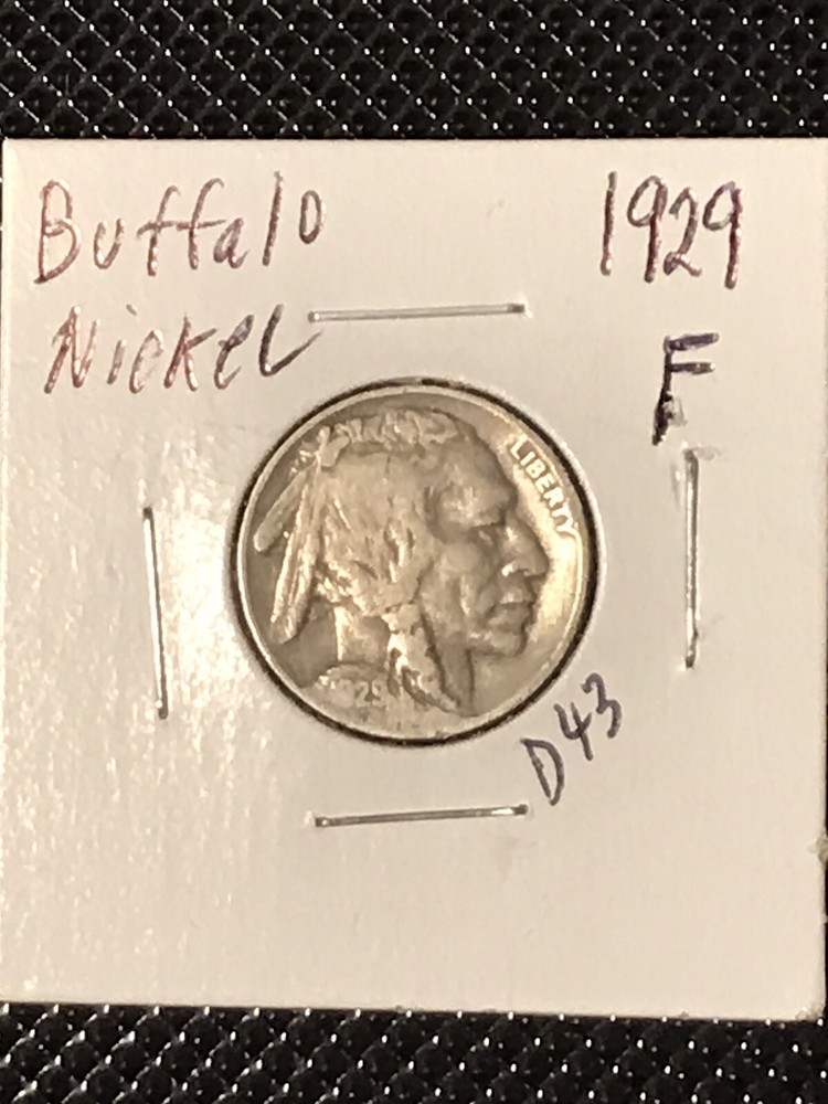 1929 Buffalo Nickel F