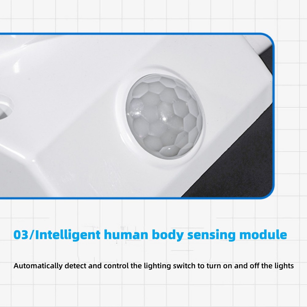 White Auto Human Motion Sensor Detector Bulb Light Lamp Base Holder