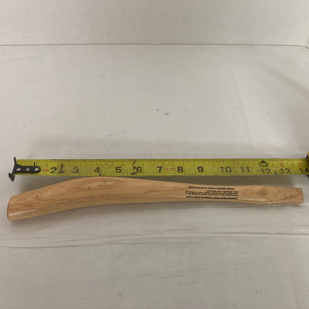 BIOCURVE HATCHET/HAMMER HANDLE 13.5” SOLID WOOD