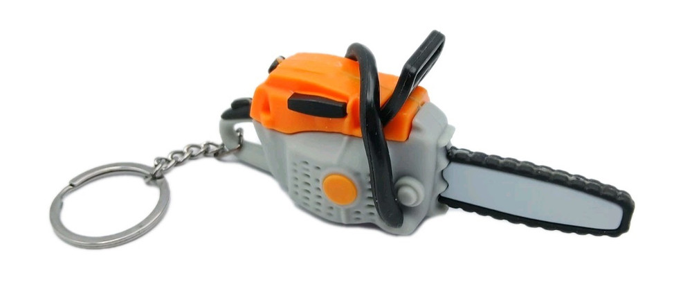 Stihl Orange Chainsaw Keychain with Sound Effects