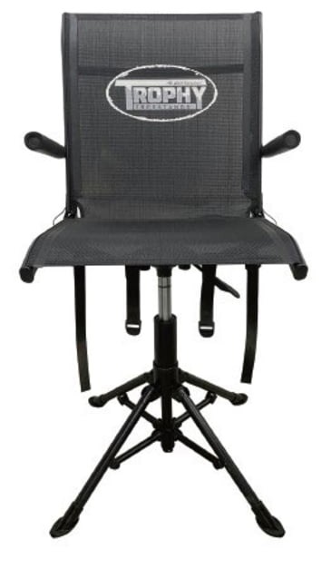 Trophy Treestands Trophy Swivel Chair, Solid Black, TA943