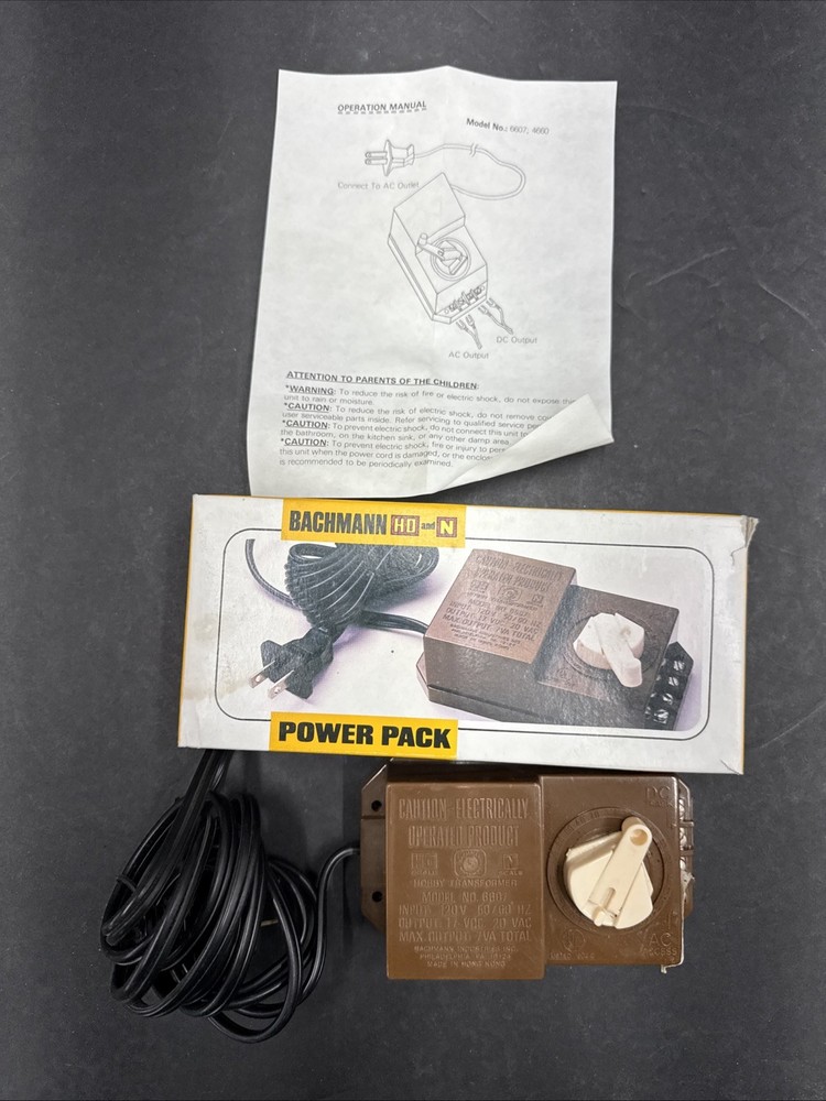 Bachmann Transformer #6607 Train Power Pack & Misc Tracks Sets