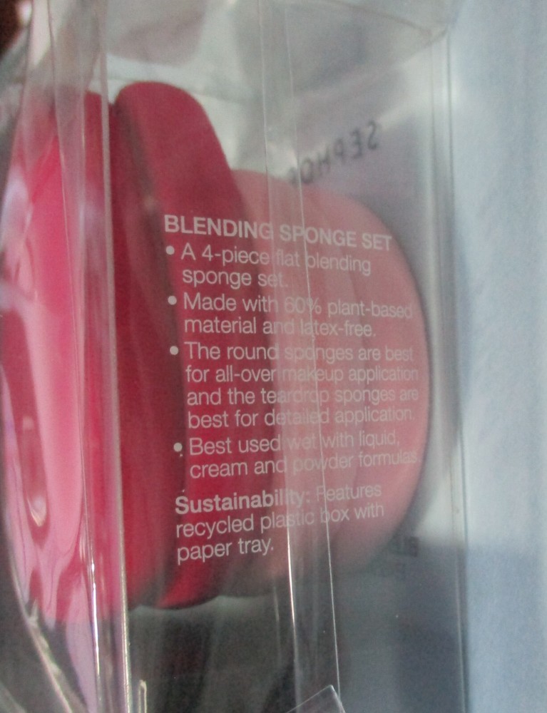 SEPHORA 4 Piece TOTAL COVERAGE BLENDING SPONGE SET NIB