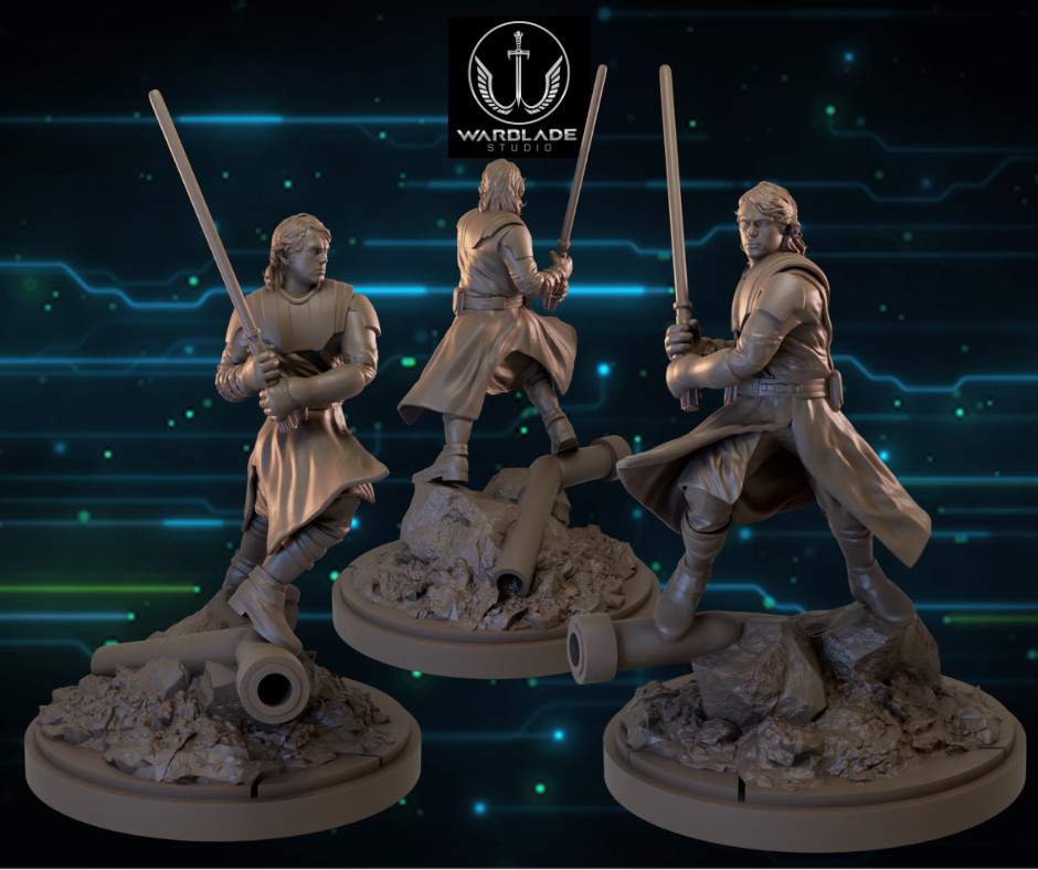 General Skywalker - Shatterpoint - 3d Printed TTRPG Miniature