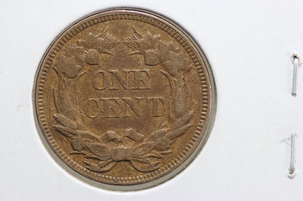 1857 Flying Eagle Cent AU Brown 50YT