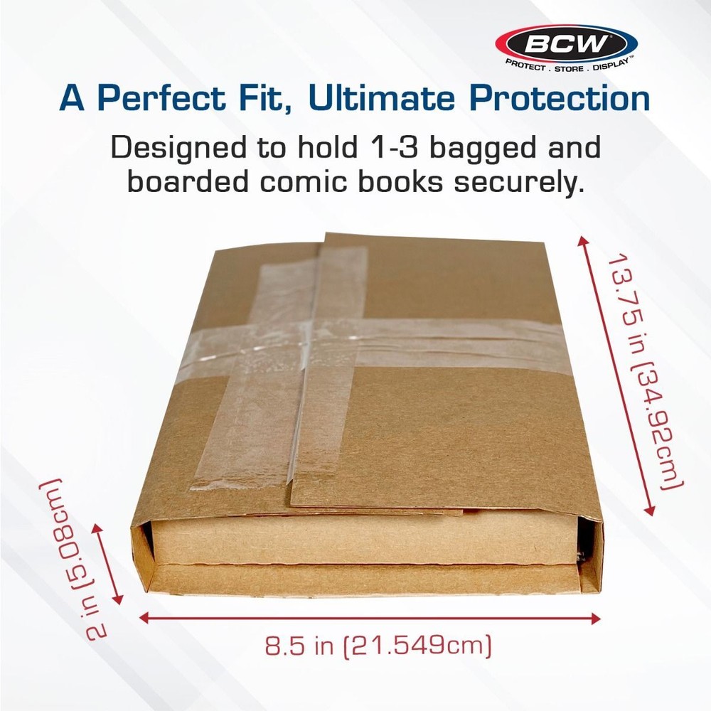 10 BCW Wrap Mailers for Comic Books