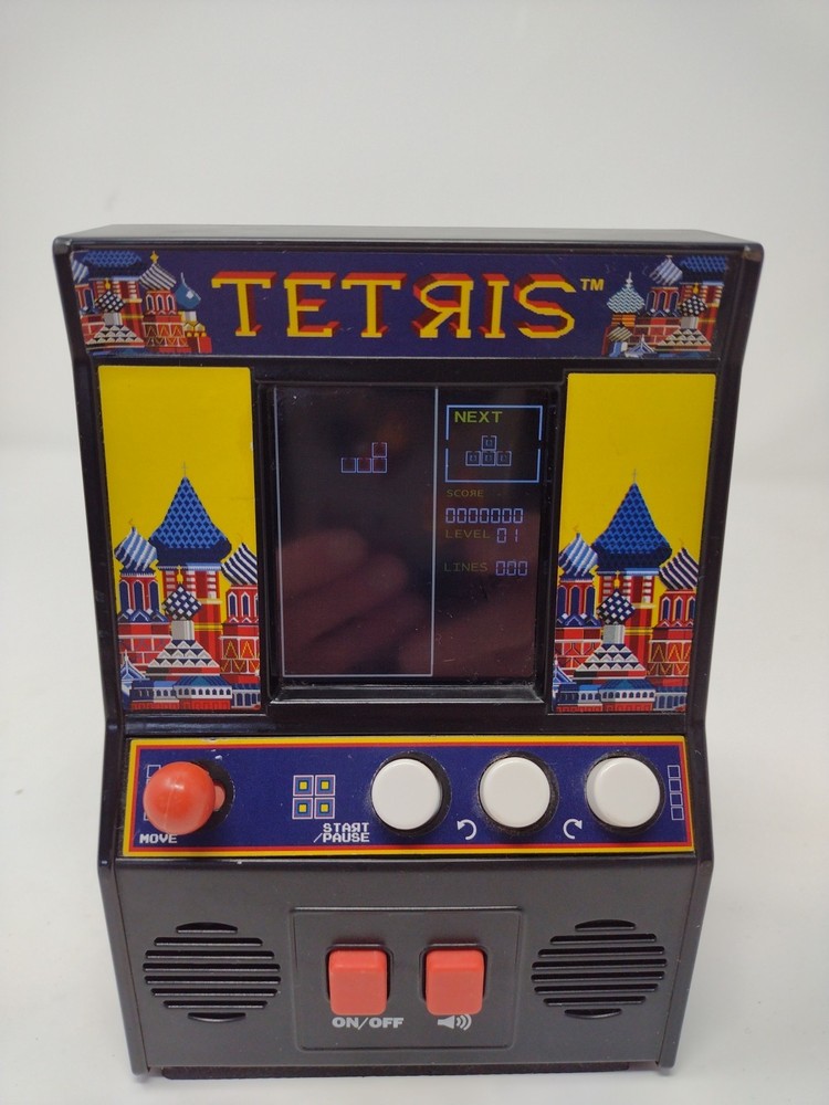 Basic Fun 2018 Tetris 5.5 Arcade Classics Handheld Electronic Game Tested Works