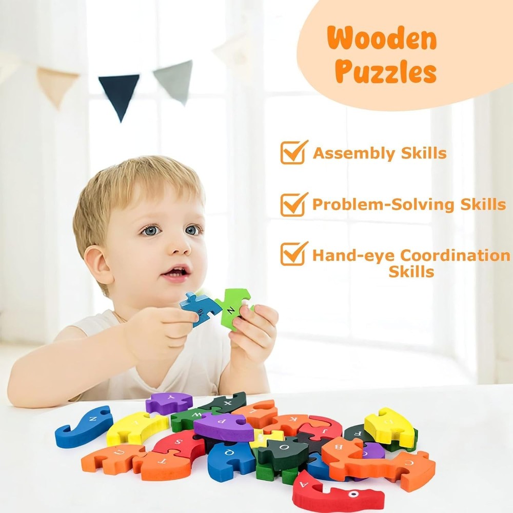 Interactive Snake Educational Puzzle - Develop Fine Motor Skills for Ages 3-5